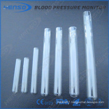 Henso glass test tubes in round bottom and plain mouth